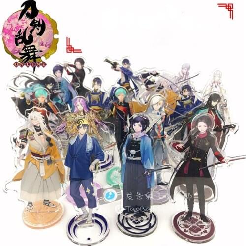 Hot Anime Game Touken Ranbu Online kogitsunemaru Mikazuki Kashuu Desk Decor Gift 15cm Acrylic Stand Figure Decoration Cosplay
