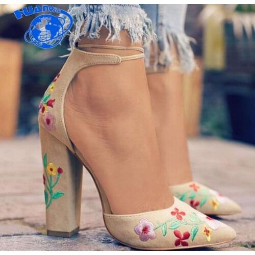 Женские туфли с ремешком HUANQIU China At AliExpress