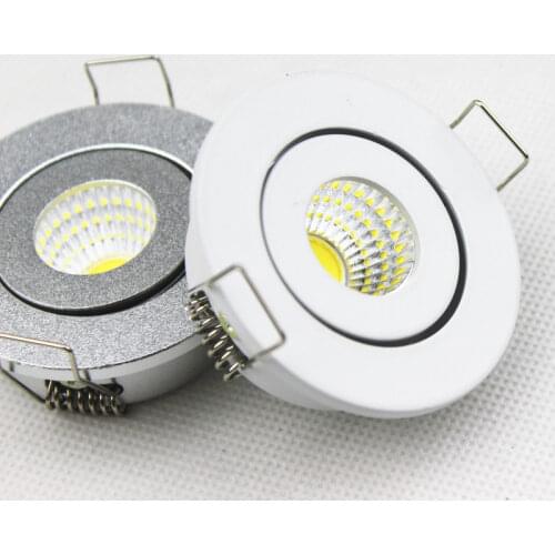 Mini LED Downlight 5W COB Ceiling Recessed High Brightness Spot light Angle Adjustable Cut Hole 42-45mm 4000K Natural White