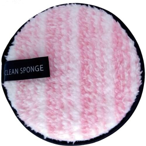 Reusable Makeup Remover Pads Cotton Wipes Microfiber Make Up Removal Sponge Cotton Cleaning Pads Tool