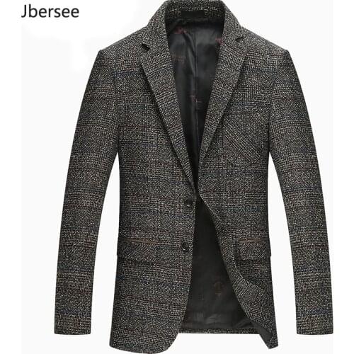 Jbersee Fashion Blazer Man Suit Jacket Brand Slim Fit Casual Blazers Suits Mens Business Blazer Masculino Costume Homme