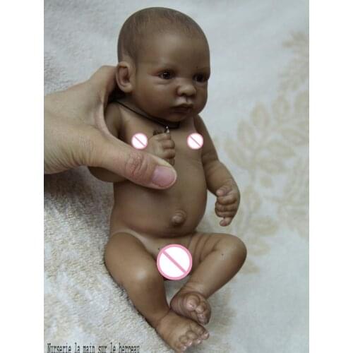 Handmade DIY Reborn Baby Kit 11Inch Soft Vinyl Doll Silicone Mold Lifelike Unfinished Blank Newborn Toddlers Real Gentle Touch