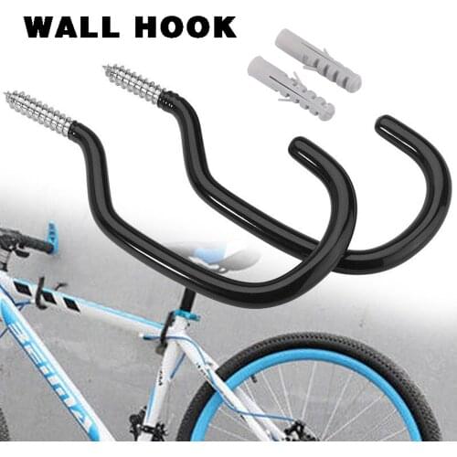 2Pcs Bike Wall Stand Holder Large Road Bicycle Storage Hooks Wall Mount Bike Cycle Hanger Brackets Cycling Bicycle Parts