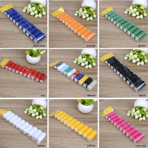 23x57mm 200 yard Multicolor Polyester Handmade Sewing Thread Embroidery Sewing Accessories For Sewing Machine
