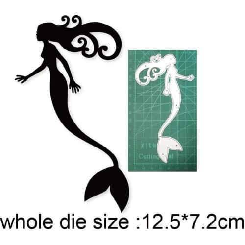 Craft dies Beauty Mermaid metal cutting dies cut die mold Scrapbooking dies crafts paper knife mould blade punch stencils dies