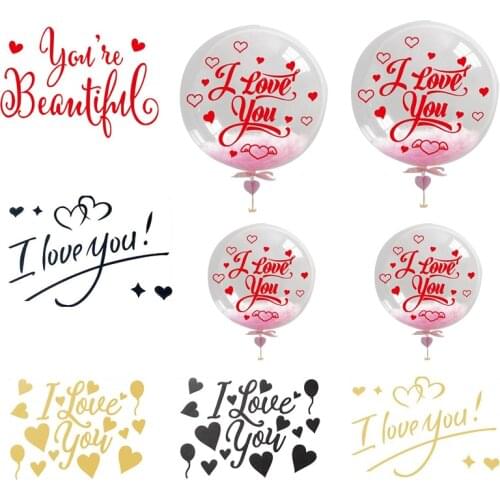 New 18inch Transparent Helium Bubble Balloon Or Feather Or Red Happy Wedding Sticker Party Wedding Decoration Supplies
