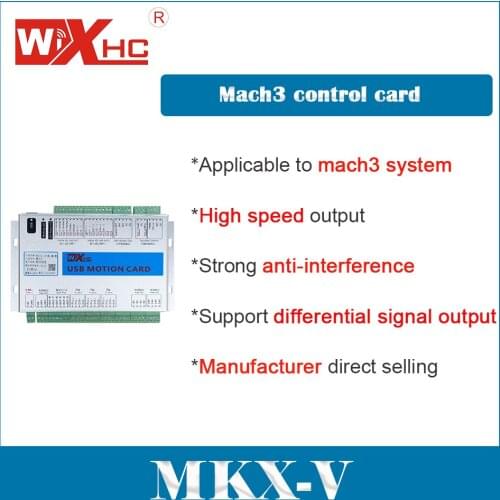 XHC Manufacturer sells 4 axis Mach3 motion control card, NC controller USB Cnc Driver Controller mach3 cnc kit