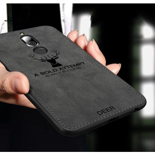 Shockproof Deer Cloth Cases For Huawei P20 P10 Pro Lite Nova 3 3i Ultra thin Cover Cases For Honor 8X 8 Lite 9 9i Lite 10 Fundas
