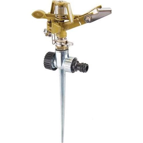 360 Degree Adjustable Rotating Water Sprayer With Spike Base For Garden Irrigation System