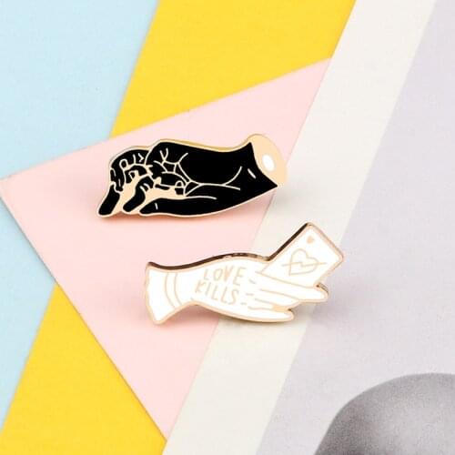 Reliatonny Black Brooches For Clothes