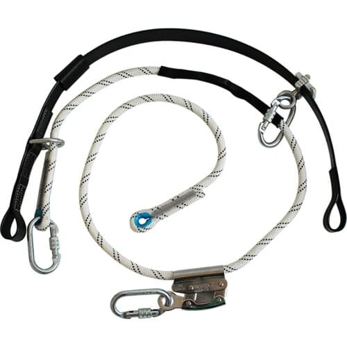 Telecommunication Climbing Pole Safety Belt Electric Pole Aerial Work Anti-falling Belt Climbing Rod Seat Belt Total Length 2M