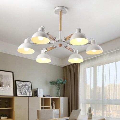 Nordic living room wrought iron modern creative coffee shop clothing store restaurant study semicircular ceiling lamp ZM1113