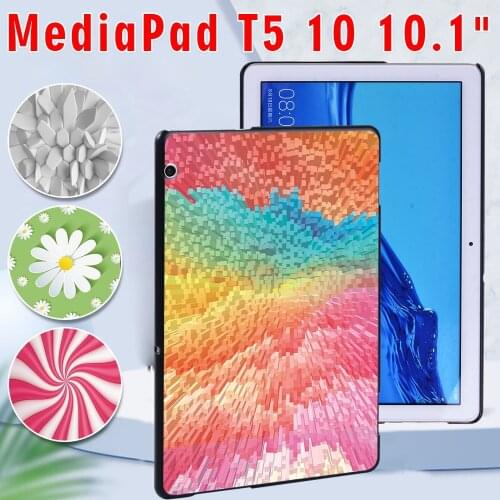 Case for Huawei MediaPad T5 10 10.1 Inch Tablet Shockproof Tablet Cover Case + Free Stylus
