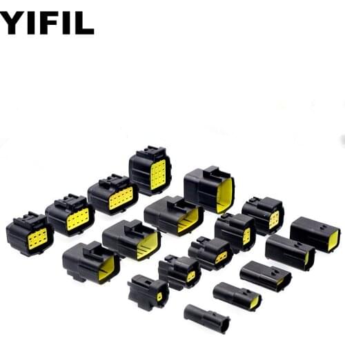 1/2/3/4/6/8/10/12/16 Pin/Way AMP Tyco Male Female Econoseal Waterproof Wire Connector Auto Electrical Plug 174354-2 174352-2