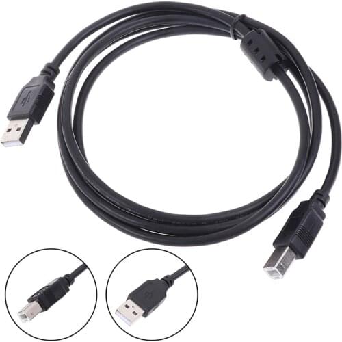 1Pc USB 2.0 Printer Cable Male To Male Cord Adapter 0.3/0.5/1/1.5/1.8M