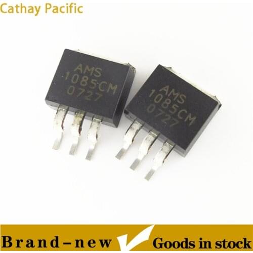 10pcs AMS1085CM AMS1085CM-ADJ TO-263 New and original