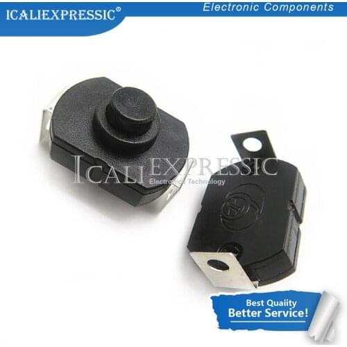 10PCS Flashlight button switch with self-locking switch feet 2 feet In Stock
