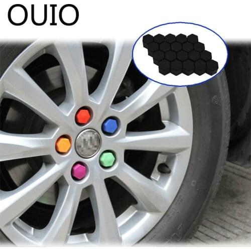 20Pcs Silicone Car Wheel Hub Screw Cover Nut Caps For Audi A4 B6 A3 Mini Cooper Subaru Forester Jeep Honda Civic 2006-2011 2017