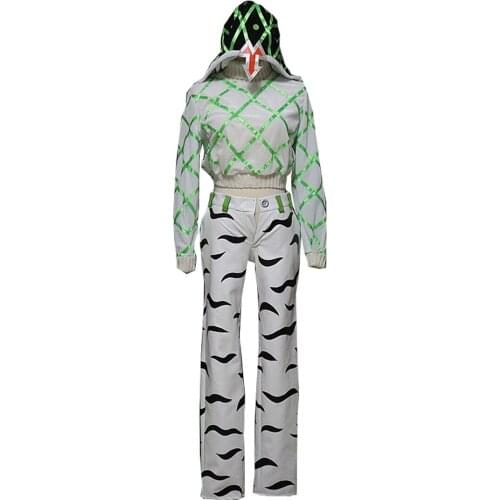 2019 JoJos Bizarre Adventure Golden Wind Guido Mista Cosplay Costume Mens Jumpsuit Outfit Halloween Costume Customizable