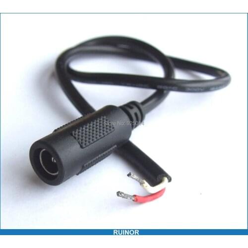 5 PCS 5.5mm X 2.1mm DC Female plug Cable 40cm for Power Charger Connector 40CM