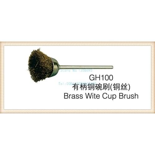 Free Shipping !!! 50 pcs/pack GH100 brass wite cup brush, craft jewelry tool s and accessories, jewelry polishing brush