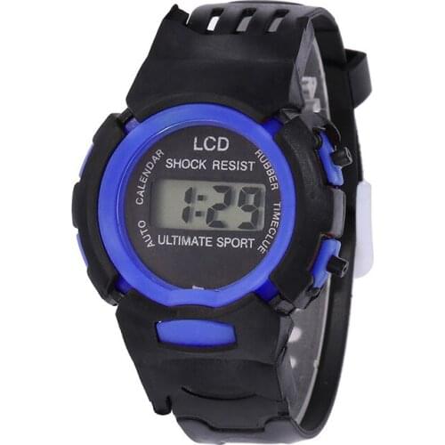 Hot Sale Children Digital Watch for Children Boys Girls Led Display Sports Watches Silicone Strap Kids Casual Wristwatch Gift