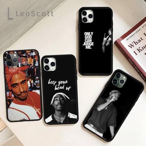 2pac Tupac Phone Case for iPhone 11 12 mini pro XS MAX 8 7 6 6S Plus X 5S SE 2020 XR