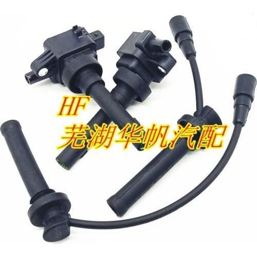 E4G13-3705110 Ignition coil/Ignition cable kit for Chery Arrizo 7 5 Tiggo 3 A3 M11 E4G16 engine