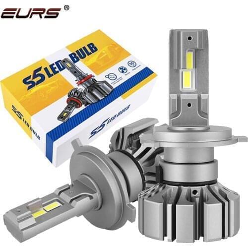 EURS H4 H7 LED HB4 9006 H8 H11 HB3 9005 Led Car Headlight Bulb 60W 12V 6000K Canbus Auto Led Headlight Lamp 12000LM Car styling