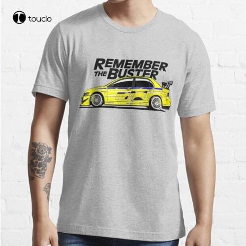 Remember The Buster Brian O'Connor Mitsubishi Evolution Lancer Evo Evolution Paulwalker T-Shirt Cotton Tee Shirt
