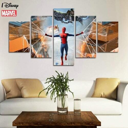 Disney Marvel Anime Avengers Spiderman Poster Painting Canvas Print On Wall Art Picture For Living Room Home Decor Frameles