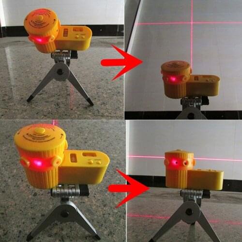Multifunction LED Cross Laser Level Leveler Vertical Horizontal Line Tool Device With Tripod Measuring tools