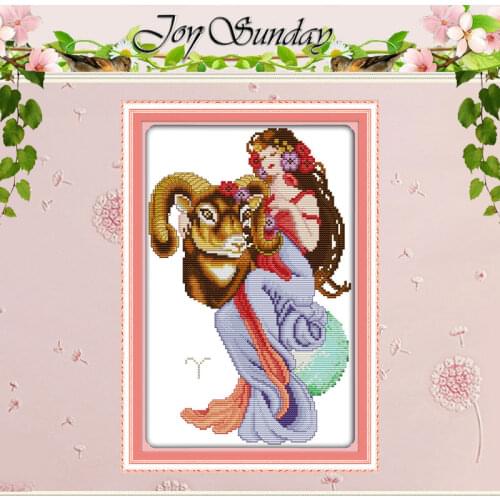 NEW !! Aries Beauty Counted Cross Stitch 11CT 14CT Cross Stitch Chinese Cross Stitch Kits for Embroidery Home Decor Needlework