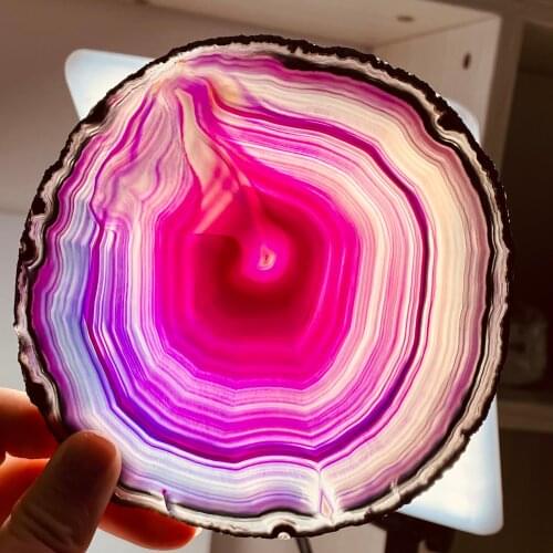 New!!! Natural Violet Agate Decoration Pieces For Home Wedding Supplies