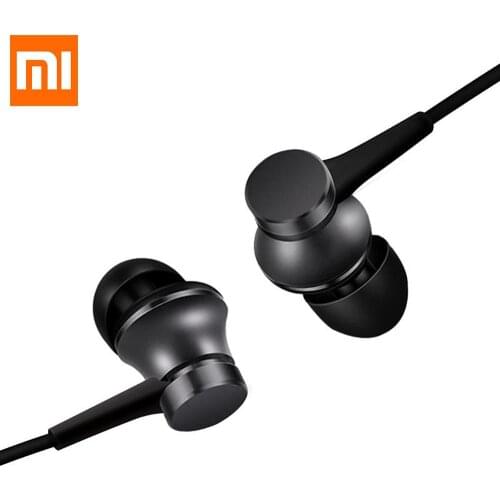 Original Xiaomi Headphones Bass Stereo In-Ear Headphones Piston Fresh Edition Headset with Microphone Suitable for Redmi Samsung