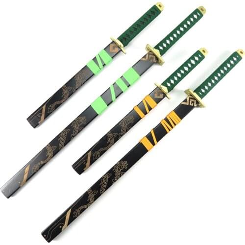 OW Shimada Genji Wooden Sword Weapon Props for Anime Show and Chrismas Party
