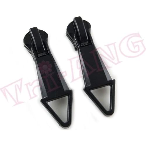 20pcs/lot, All Black 5# Resin Zipper Slider 8# Resin Zipper Slider