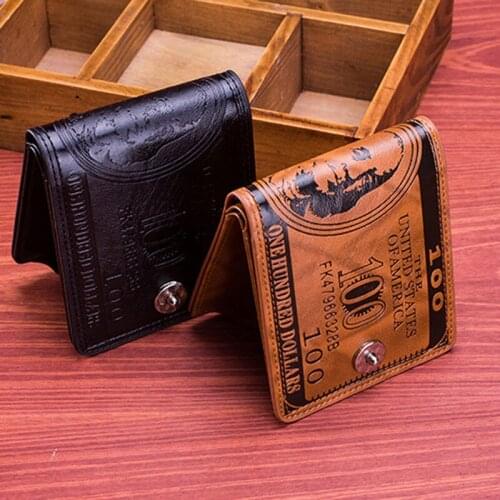 Luxury 100% Genuine Leather Wallet Fashion Short Bifold Men Wallet Casual Soild Wallet With Coin Pocket Purses Male Wallets