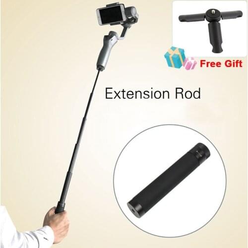 Extension Stick Rod Pole for OSMO Mobile 2/Zhiyun Smooth Q 4/ Insta 360 ONE X/OSMO Action/Gopro/OSMO Pocket Gimbal Accessories
