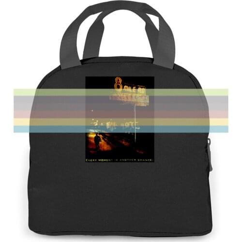 Vintage Eminem 8 Mile Movie Rap 2002 Grammy New Cool women men Portable insulated lunch bag adult