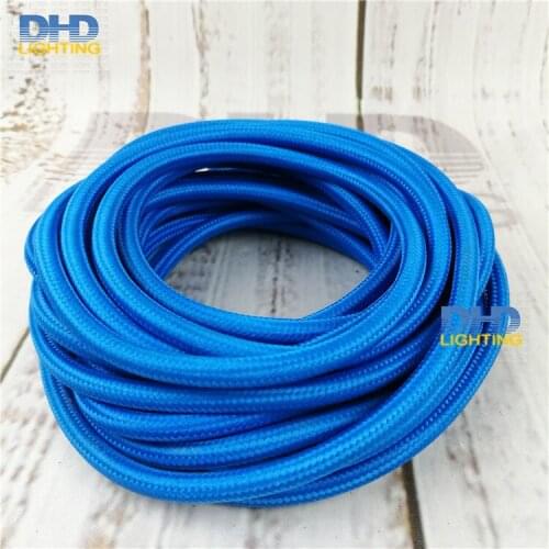 12meters retro pendant light wire Edison vintage lamp wire cord textile copper cable wire 2x0.75mm VDE certificated lighting