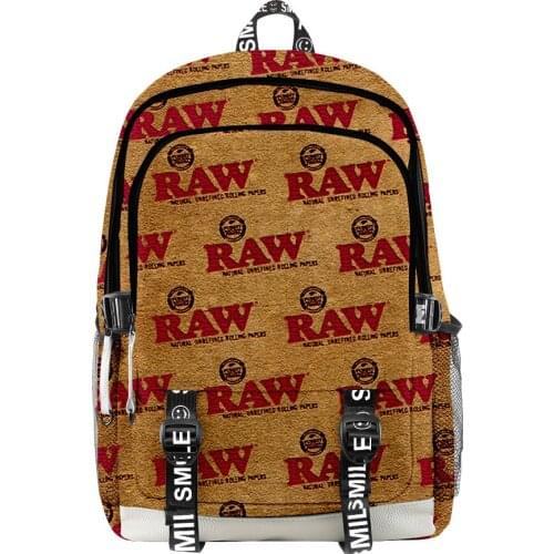 Cigarette Tobacco Men Waterproof Backpack 3D Women Outside Travel Hiking Backpack Oxford Waterproof Laptop Bag Schoolbag