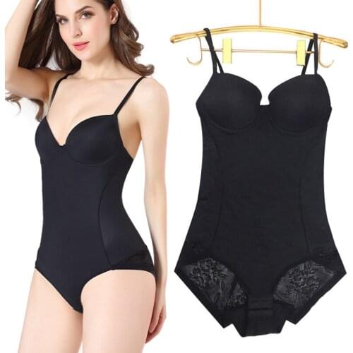 Womens Body Shaper With Bra Seamless Bodysuits Shapewear Waist Cincher Control Butt Lifter Shaper Slimming Sexy Underwear Shaper