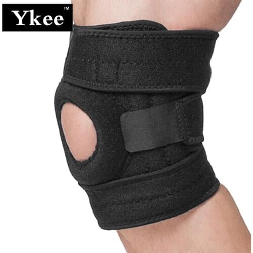 1 Piece Four Springs Support Breathable Brace Knee Protector Adjustable Elastic Knee Pads Support Brace Kneepad For Running