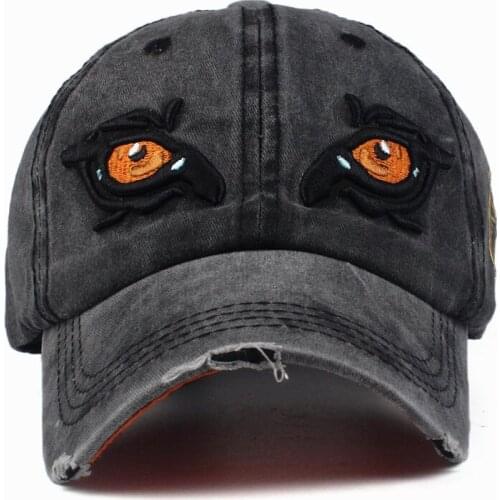 100% Washed Cotton Baseball Caps Men Snapback Dad Hat for Women Cap Embroidery Eye Caps Planas Snapback Hat