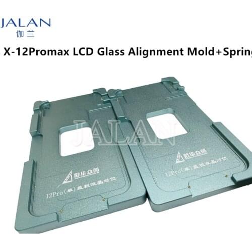12mini 12pro max Alignment mold For iphone x to 12promax glass LCD laminate use LCD position mold