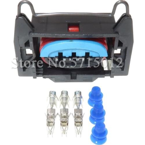 3 Hole Auto Female Waterproof EDIS Coil Pack Connector Socket For Ford Honda