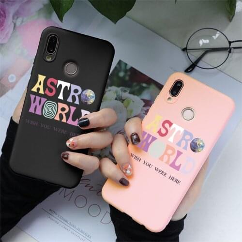 Astroworld Travis Scott Fundas For Huawei P40 Lite E P30 P20 P10 Mate 10 20 30 Lite Pro Plus P Smart 2020 Y6 Y7 Y9 2019 S Z Case