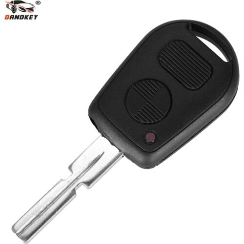 Dandkey Remote 2 Buttton Key Case Cover For BMW Z3 E31 E32 E34 E36 E38 E39 E46 Replacement Car Key Shell