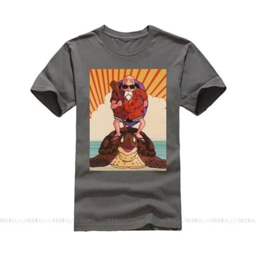 DBZ MUTEN ROSHI VINTAGE Birthday Gift T Shirt Fashion